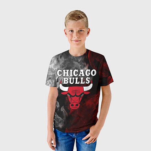 Детская футболка CHICAGO BULLS / 3D-принт – фото 3