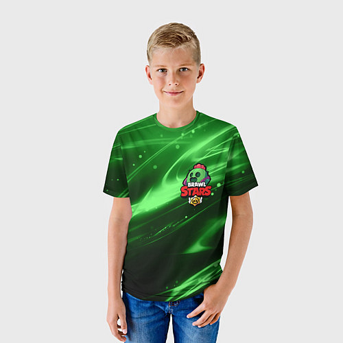 Детская футболка СПАЙК BRAWL STARS / 3D-принт – фото 3
