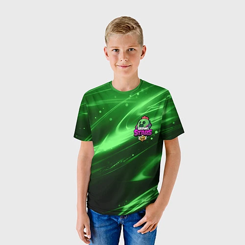 Детская футболка СПАЙК BRAWL STARS / 3D-принт – фото 3