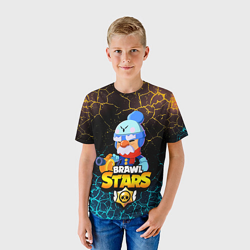 Детская футболка BRAWL STARS GALE / 3D-принт – фото 3