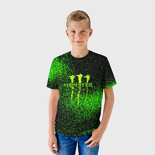 Детская футболка MONSTER ENERGY / 3D-принт – фото 3