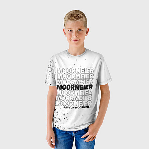 Детская футболка PAYTON MOORMEIER - ТИКТОК / 3D-принт – фото 3