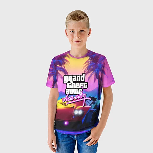 Детская футболка GTA 2020 / 3D-принт – фото 3