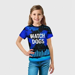 Футболка детская Watch Dogs, цвет: 3D-принт — фото 2