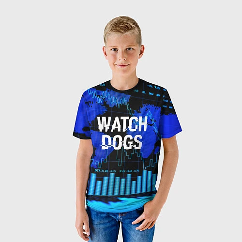 Детская футболка Watch Dogs / 3D-принт – фото 3
