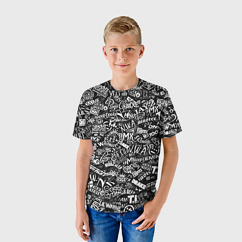 Детская футболка Top Hip Hop / 3D-принт – фото 3