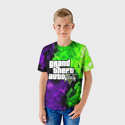 Детская футболка GTA 5 / 3D-принт – фото 3