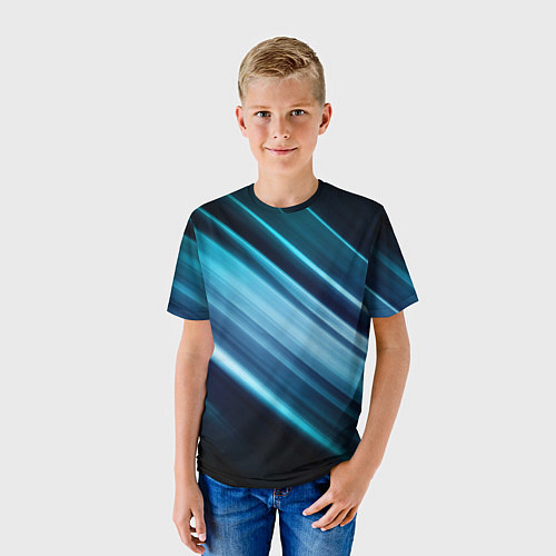 Детская футболка GEOMETRY STRIPES / 3D-принт – фото 3