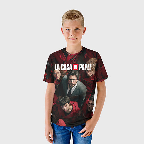 Детская футболка La Casa de Papel Z / 3D-принт – фото 3