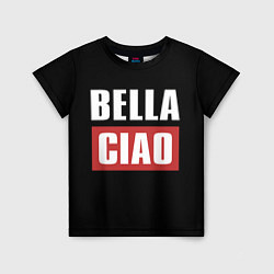 Футболка детская Bella Ciao, цвет: 3D-принт