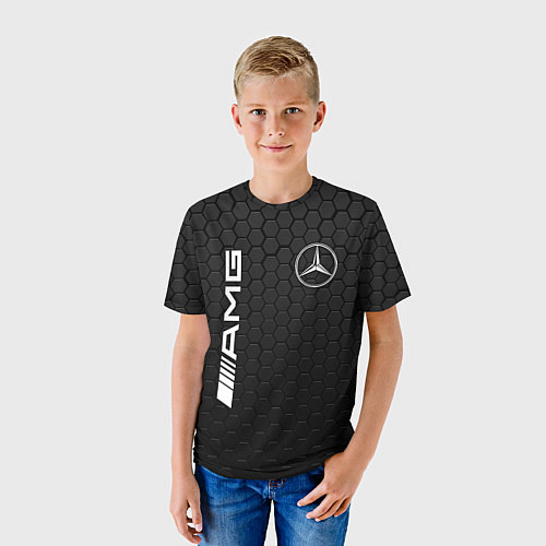 Детская футболка MERCEDES-BENZ AMG / 3D-принт – фото 3