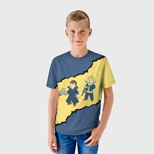 Детская футболка Fallout New Vegas Boys / 3D-принт – фото 3