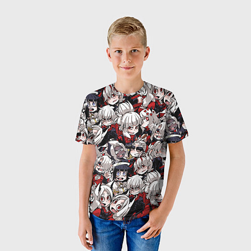 Детская футболка Helltaker / 3D-принт – фото 3