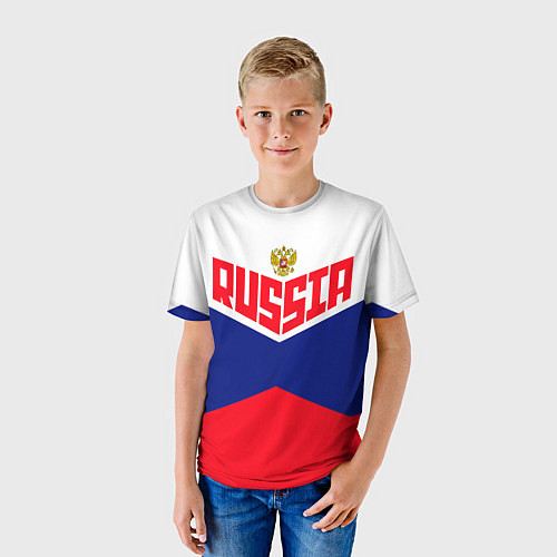Детская футболка Russia / 3D-принт – фото 3