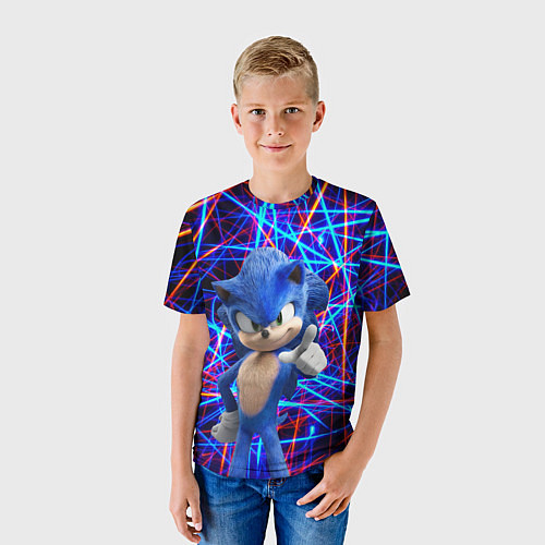 Детская футболка Sonic / 3D-принт – фото 3