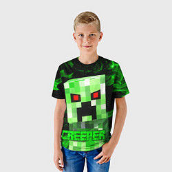 Футболка детская MINECRAFT CREEPER, цвет: 3D-принт — фото 2