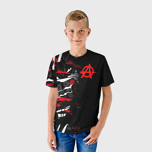 Детская футболка Анархия / 3D-принт – фото 3