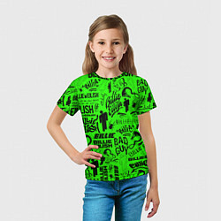 Футболка детская BILLIE EILISH БИЛЛИ АЙЛИШ, цвет: 3D-принт — фото 2