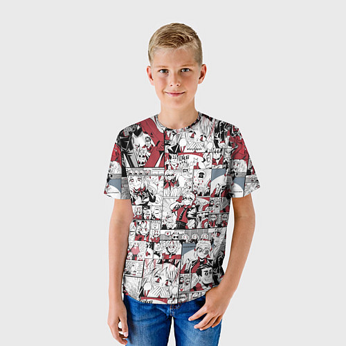 Детская футболка HELLTAKER / 3D-принт – фото 3