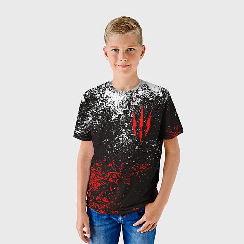 Детская футболка ВЕДЬМАК THE WITCHER / 3D-принт – фото 3