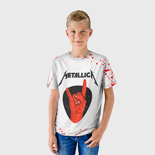 Детская футболка METALLICA Z / 3D-принт – фото 3