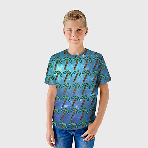 Детская футболка Майнкрафт Кирка / 3D-принт – фото 3