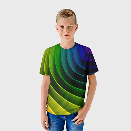 Детская футболка Color 2058 / 3D-принт – фото 3