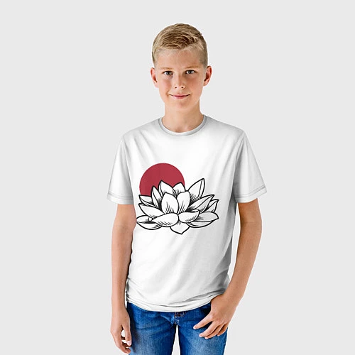 Детская футболка Кувшинка Z / 3D-принт – фото 3