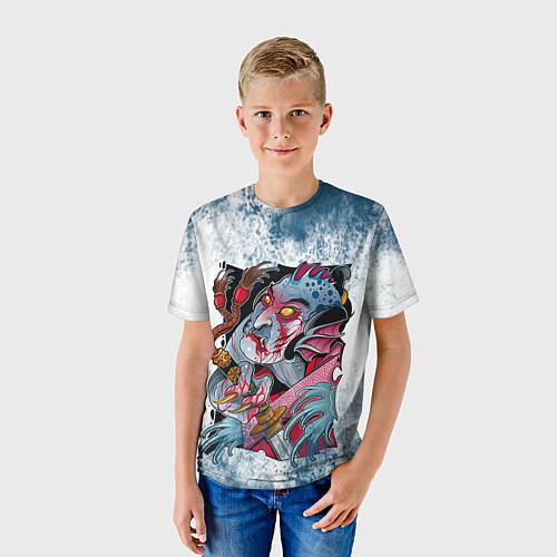 Детская футболка Водяной Z / 3D-принт – фото 3