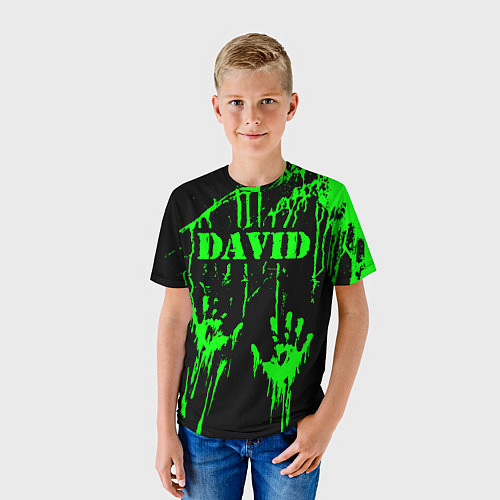 Детская футболка Давид / 3D-принт – фото 3