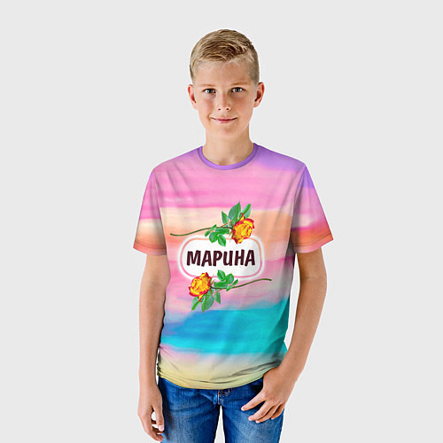 Детская футболка Марина / 3D-принт – фото 3