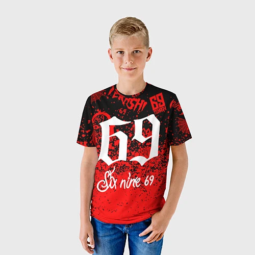 Детская футболка 6ix9ine / 3D-принт – фото 3