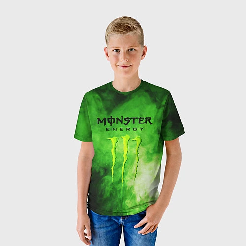 Детская футболка MONSTER ENERGY / 3D-принт – фото 3