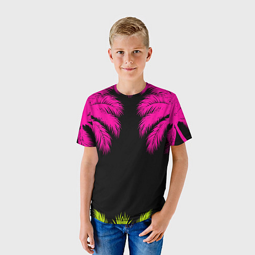 Детская футболка Пальмы / 3D-принт – фото 3