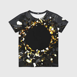 Футболка детская Брызги стекла, цвет: 3D-принт