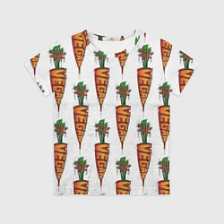 Футболка детская Vegan, цвет: 3D-принт