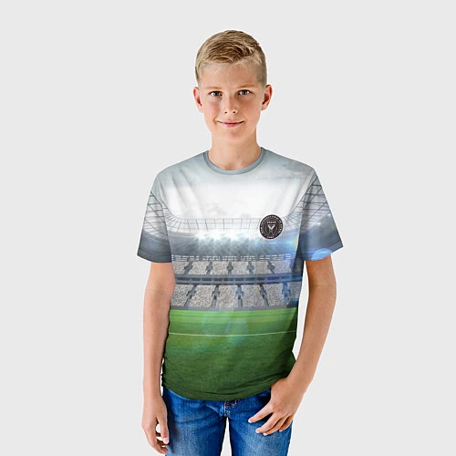 Детская футболка FC INTER MIAMI / 3D-принт – фото 3