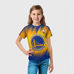 Футболка детская Golden State Warriors, цвет: 3D-принт — фото 2