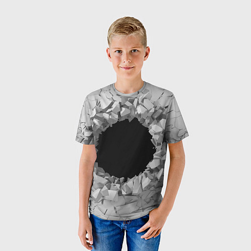 Детская футболка Сквозная дыра / 3D-принт – фото 3