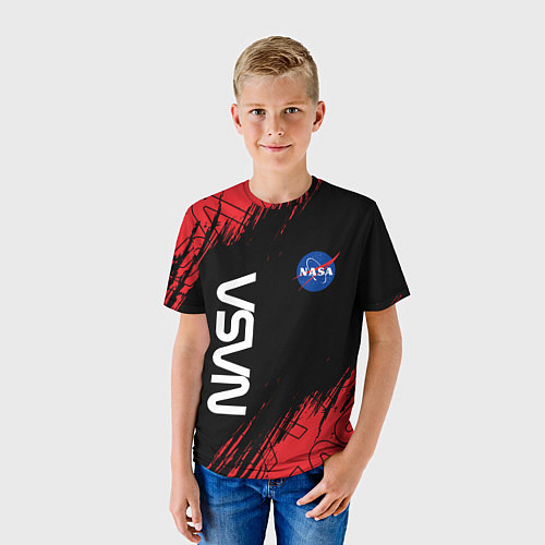 Детская футболка NASA НАСА / 3D-принт – фото 3