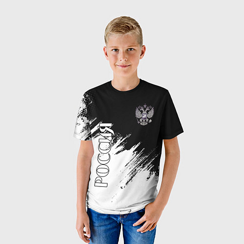 Детская футболка РОССИЯ / 3D-принт – фото 3
