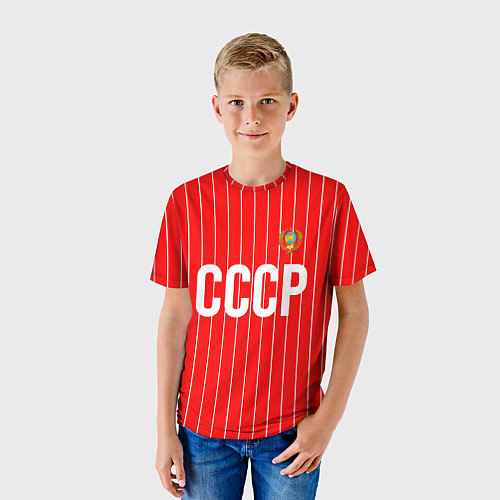 Детская футболка Форма сборной СССР / 3D-принт – фото 3
