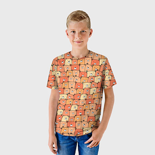 Детская футболка МИШКИ / 3D-принт – фото 3
