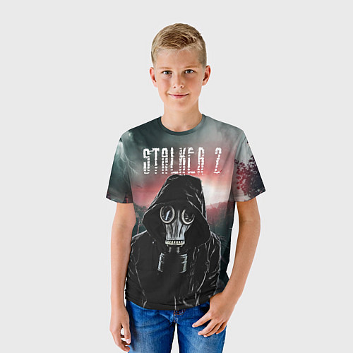 Детская футболка Stalker 2 Зона / 3D-принт – фото 3