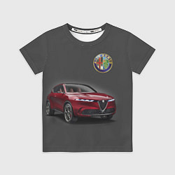 Футболка детская Alfa Romeo - Italy, цвет: 3D-принт