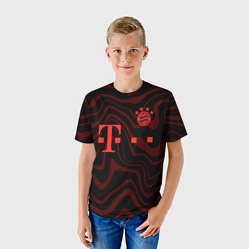 Детская футболка FC Bayern Munchen 2021 / 3D-принт – фото 3