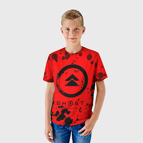 Детская футболка GHOST OF TSUSHIMA / 3D-принт – фото 3