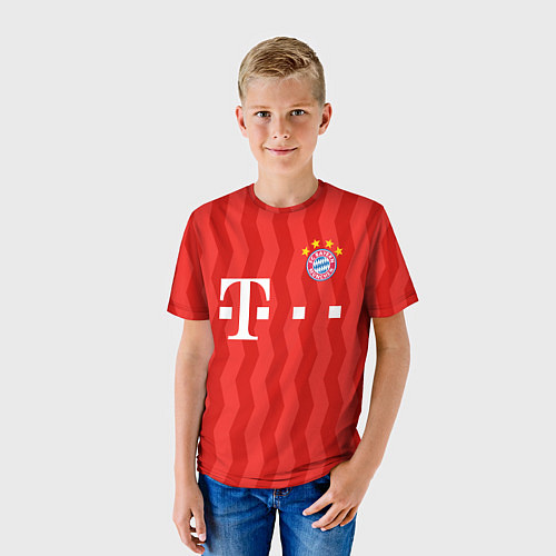 Детская футболка FC Bayern Munchen униформа / 3D-принт – фото 3