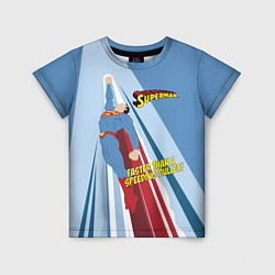 Футболка детская Faster than a speeding bullet!, цвет: 3D-принт