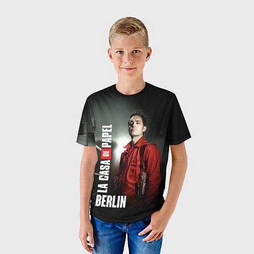 Детская футболка La casa de papel BERLIN / 3D-принт – фото 3